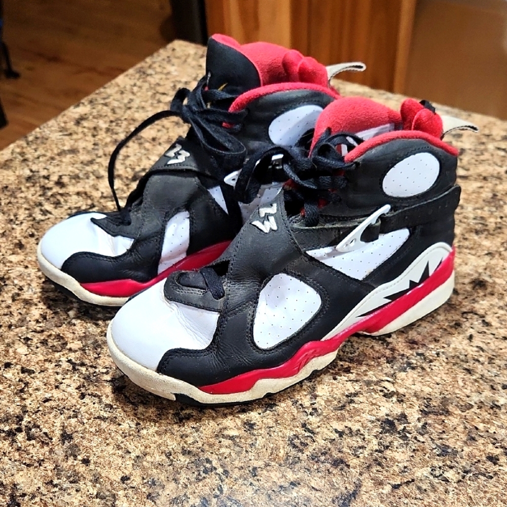 Kids Black and Red Athletic Shoes